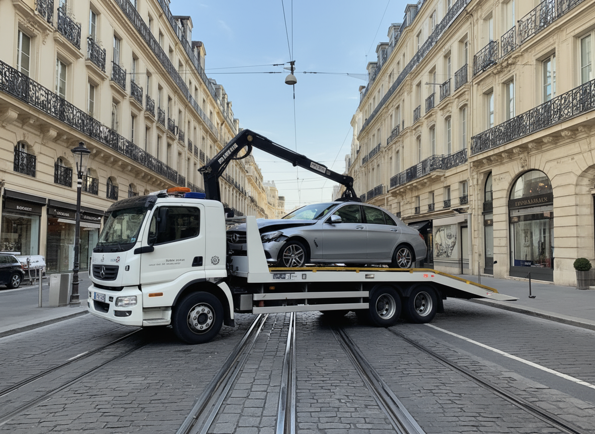 Dépannage automobile sur route